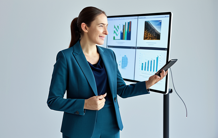 A professional female self-learning coach, fully clothed in a modest, elegant business suit, interacting with digital tools in a bright, modern digital studio. Her expression is focused and inspiring, embodying authentic online presence and community engagement. The background features subtle digital interfaces and a vibrant, engaging online community. Perfect anatomy, correct proportions, natural pose, well-formed hands, proper finger count, natural body proportions. Professional photography, high quality, safe for work, appropriate content, fully clothed, professional, modest clothing.