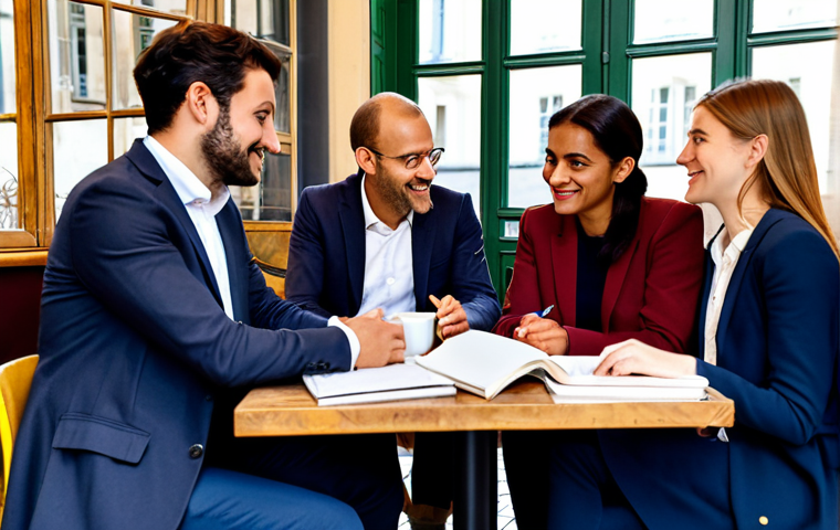 자기주도학습코치의 사례 연구 발표 - Motivated Self-Learner at Home**

"A young woman, sitting at a bright desk in a Parisian apartment, ...
