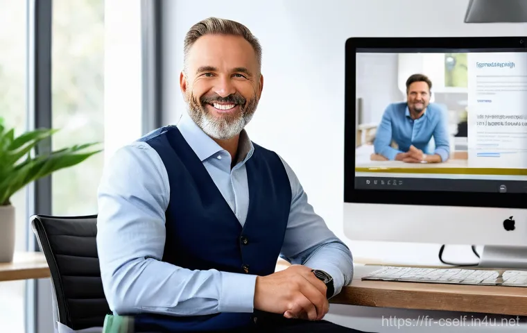 자기주도학습코치 실무 능력 향상법 - **An inspiring scene depicting an adult (30-45 years old) on a journey of self-improvement.** The in...