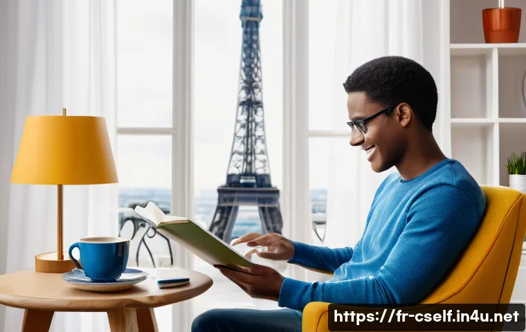 자기주도학습코치와 학습자 중심 코칭 사례 - A warm, inviting coaching session set in a modern French-style living room with soft natural light f...