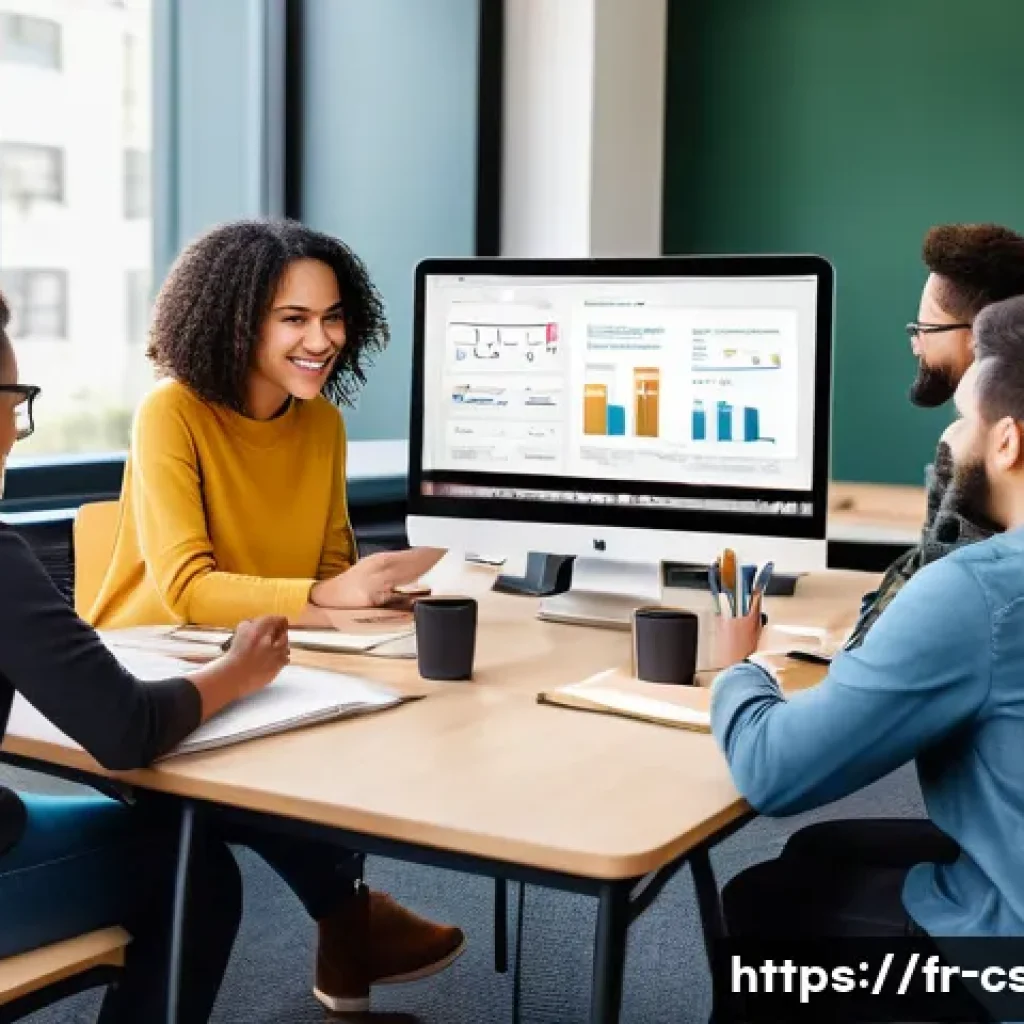 자기주도학습코치 온라인 강의 제작법 - A modern online learning environment featuring a diverse group of adult learners from different back...